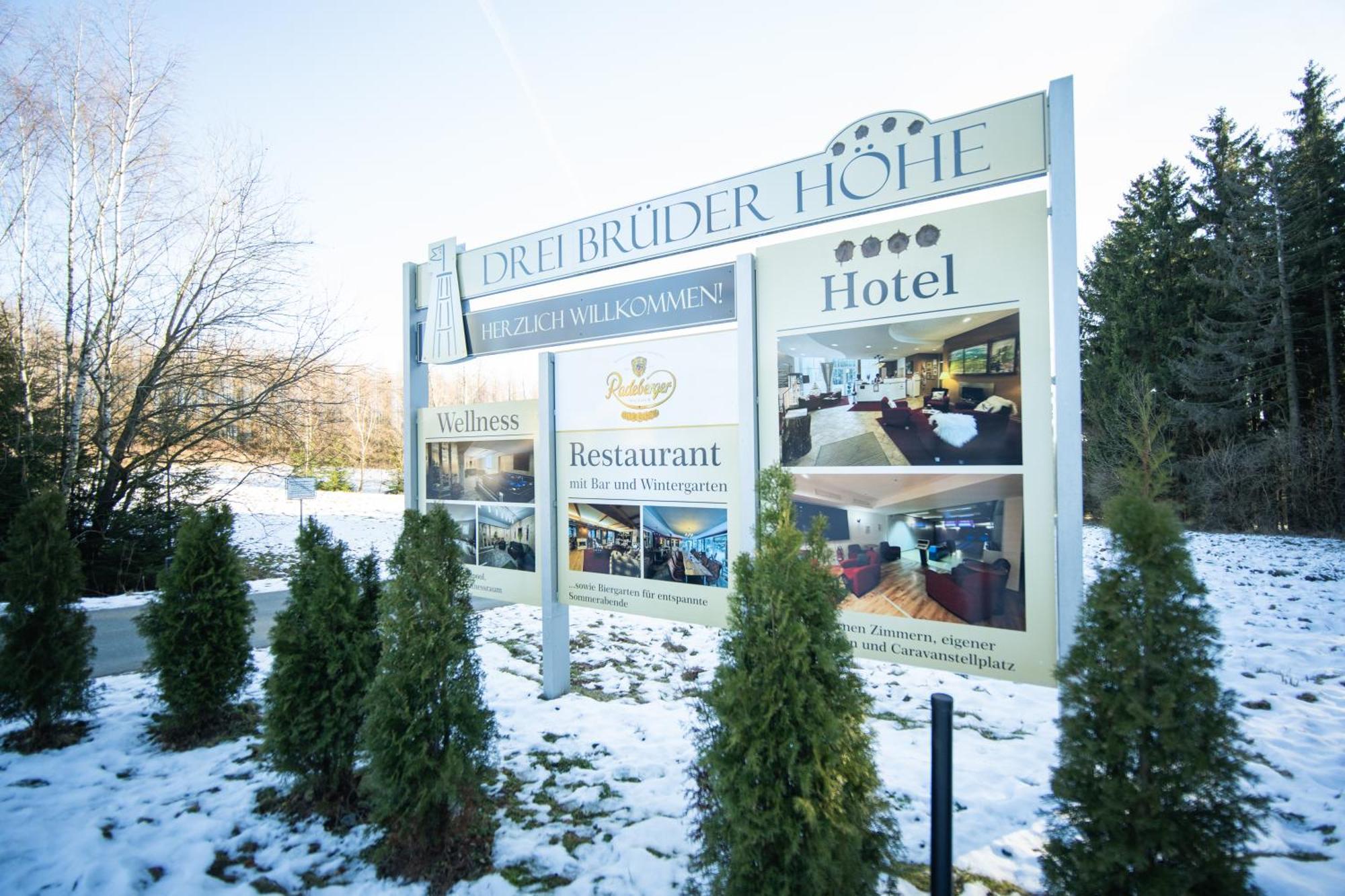 Berghotel Drei Brueder Hoehe Marienberg Kültér fotó